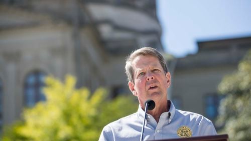 Gov. Brian Kemp inherited a record state reserve when he took office in 2019. (ALYSSA POINTER / ALYSSA.POINTER@AJC.COM)