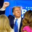 Republican presidential nominee former President Donald Trump gestures at a campaign event at Discovery World, Friday, Oct. 1, 2024, in Milwaukee. (AP Photo/Alex Brandon)