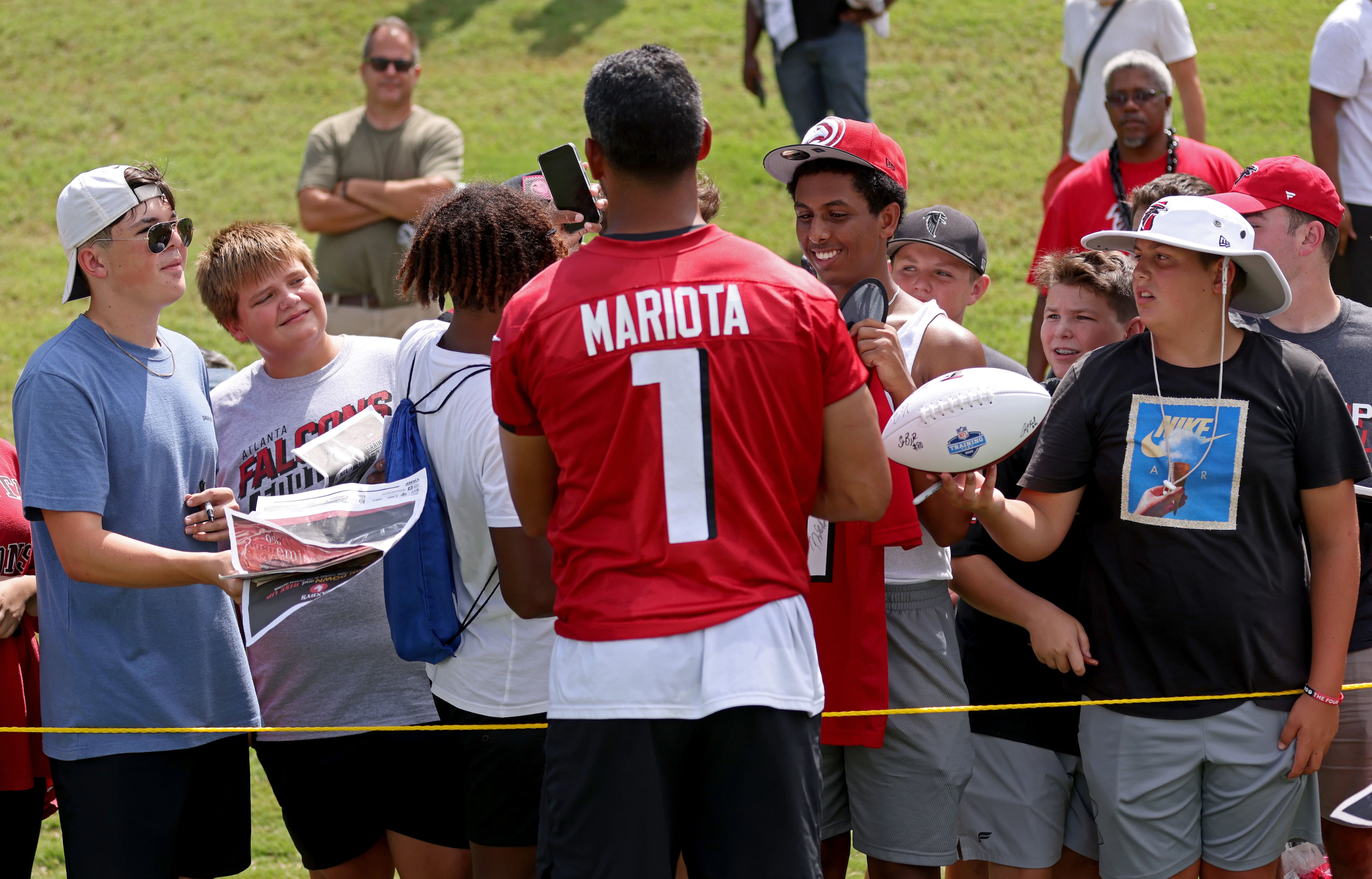 Photos: First day of fans at Falcons training camp