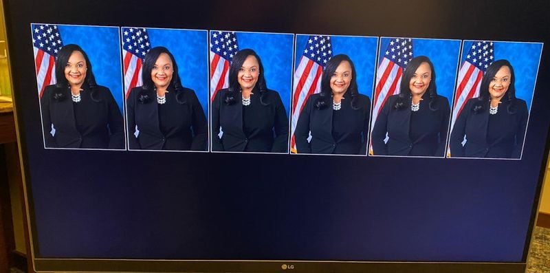 Congresswoman-elect Nikema Williams, who won the Nov. 3 election to represent the 5th Congressional District in the 117th Congress, sat recently for her member portrait. (Courtesy of Nikema Williams)