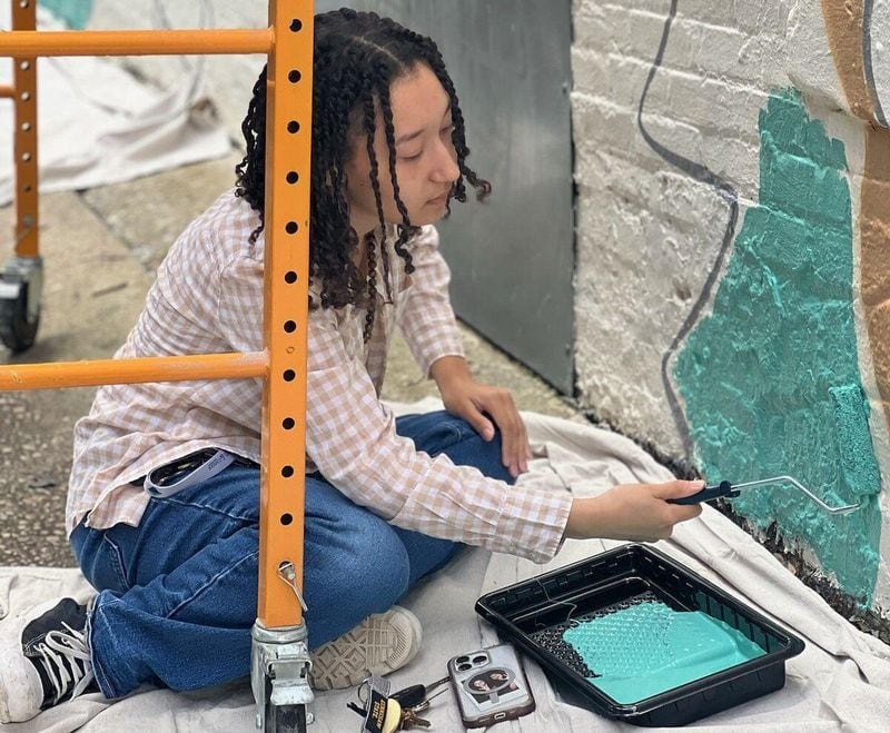 Brianna McCoy, the Albany Museum of Art's Teen Art Board president, said the group wanted to build sustainability in the community through art. (Photo Courtesy of Lucille Lannigan)