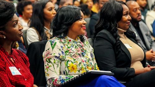 Black business owners attend a class recently hosted by The Russell Innovation Center for Entrepreneurs in Atlanta, GA. The classes and programs offered by the center aim to help those looking to elevate their businesses and learn more about the industry. (Photo/Adrian Shelby)