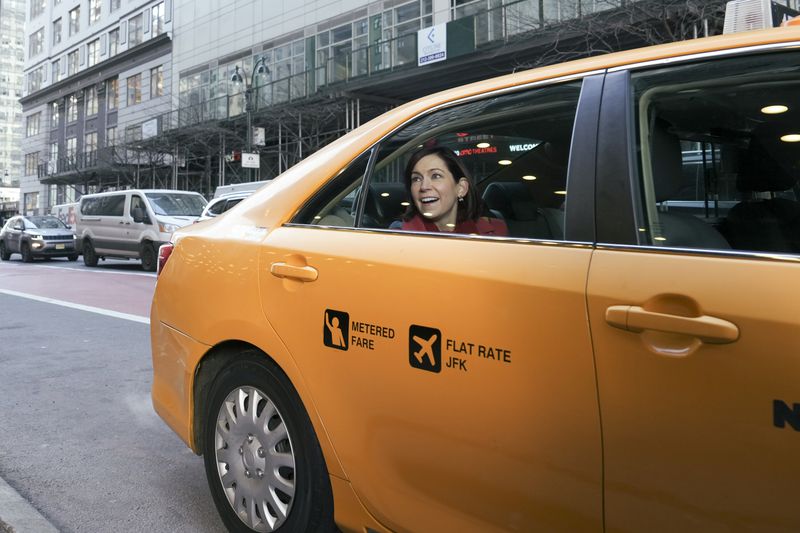 Carrie Preston's character Elsbeth Tascioni is a giant fan of New York who enjoys being a tourist. Courtesy of Elizabeth Fisher/CBS