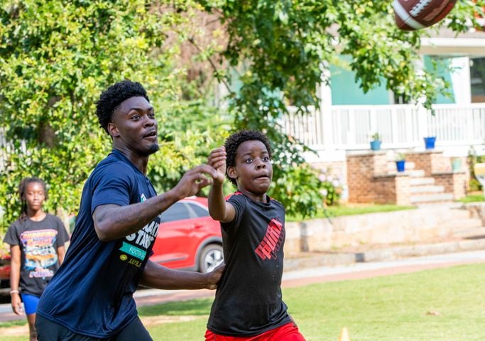 UGA player hosts football camp for kids