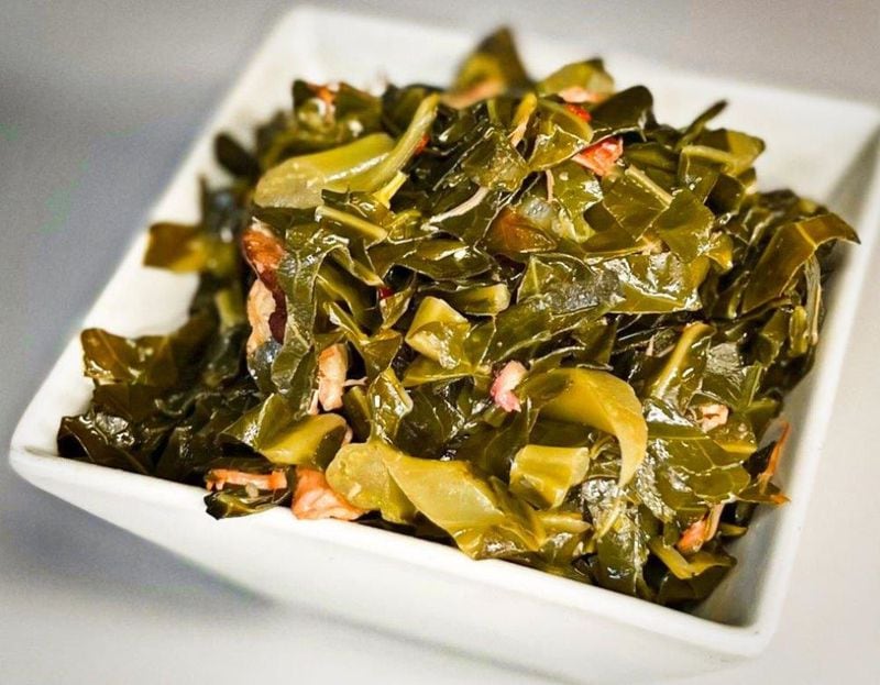 J's Smokehouse's collard greens.