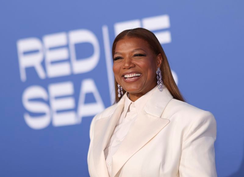 FILE - Queen Latifah poses for photographers during the 76th Cannes international film festival, Cap d'Antibes, southern France, May 25, 2023. Celebrities including Latifah are increasingly lending their star power to President Joe Biden, hoping to energize fans to vote for him in November 2024 or entice donors to open their checkbooks for his reelection campaign. (Photo by Vianney Le Caer/Invision/AP, File)