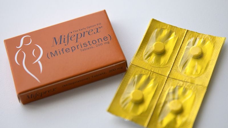 Mifepristone and Misoprostol pills are pictured Wednesday, Oct. 3, 2018, in Skokie, Illinois. (Erin Hooley/Chicago Tribune/TNS)