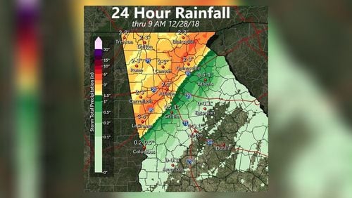 This could become Atlanta's wettest year ever in terms of rainfall.