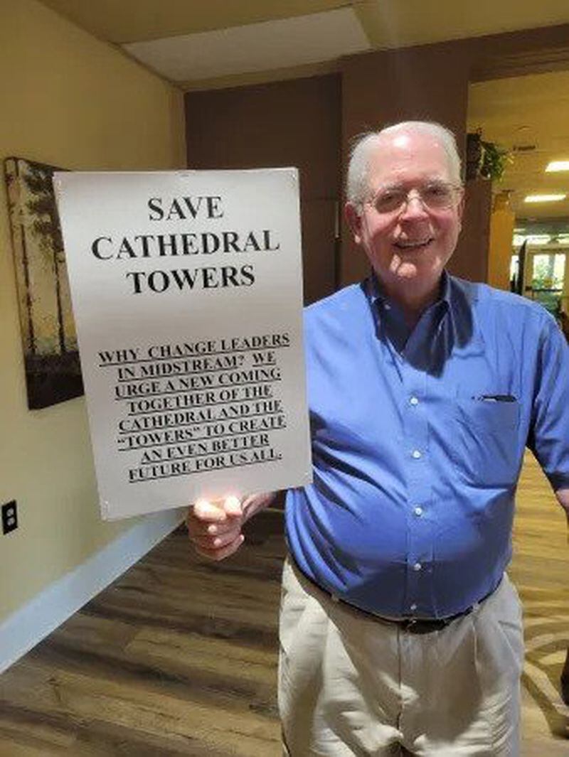 Bruce Gregory, chair of the Cathedral Towers Residents Association (Facebook)