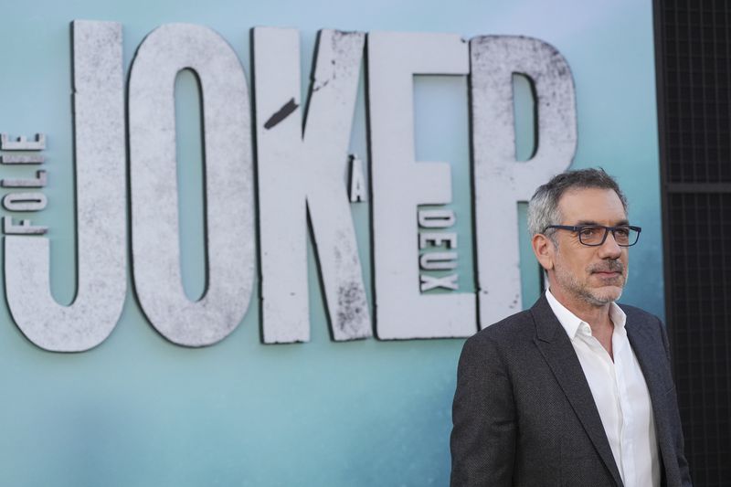 Todd Phillips arrives at the premiere of "Joker: Folie a Deux" on Monday, Sept. 30, 2024, at TCL Chinese Theatre in Los Angeles. (Photo by Jordan Strauss/Invision/AP)