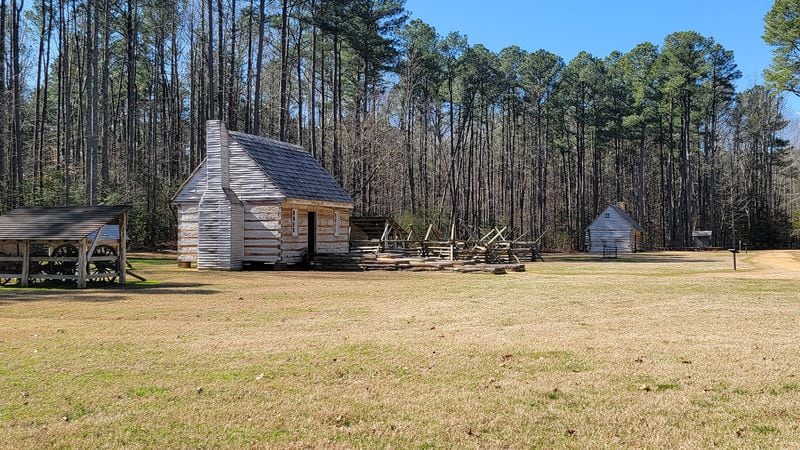 The Hot Water tract in Freedom Park was a small settlement of free Blacks in Williamsburg, Virginia. (Courtesy of Wesley K.H. Teo)