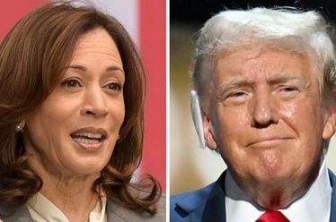 Vice President Kamala Harris (left) and former President Donald Trump (right) are locked in a tight race for president, according to new polls.