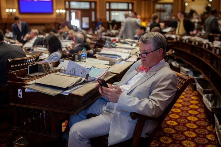 Georgia legislature, general assembly, senate, house, sine die, 