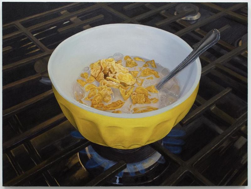 "Cereal" By Victoria Sauer.
Courtesy of Mint Gallery