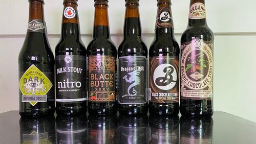 Here are five stouts and one imperial porter to try in January. Bob Townsend for The Atlanta Journal-Constitution