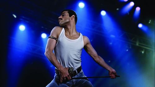 Rami Malek stars as rock icon Freddie Mercury in “Bohemian Rhapsody.” Contributed by Nick Delaney/Twentieth Century Fox/TNS
