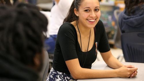October 11, 2017 Atlanta: Yehimi Cambrón, 27, of Tucker, participates in the Deferred Action for Childhood Arrivals program. She previously taught art at Cross Keys High School in DeKalb County. “I am a stakeholder because I have been an educator and I grew up in Brookhaven. I just don’t see how I am not a part of this country.” Curtis Compton/ccompton@ajc.com