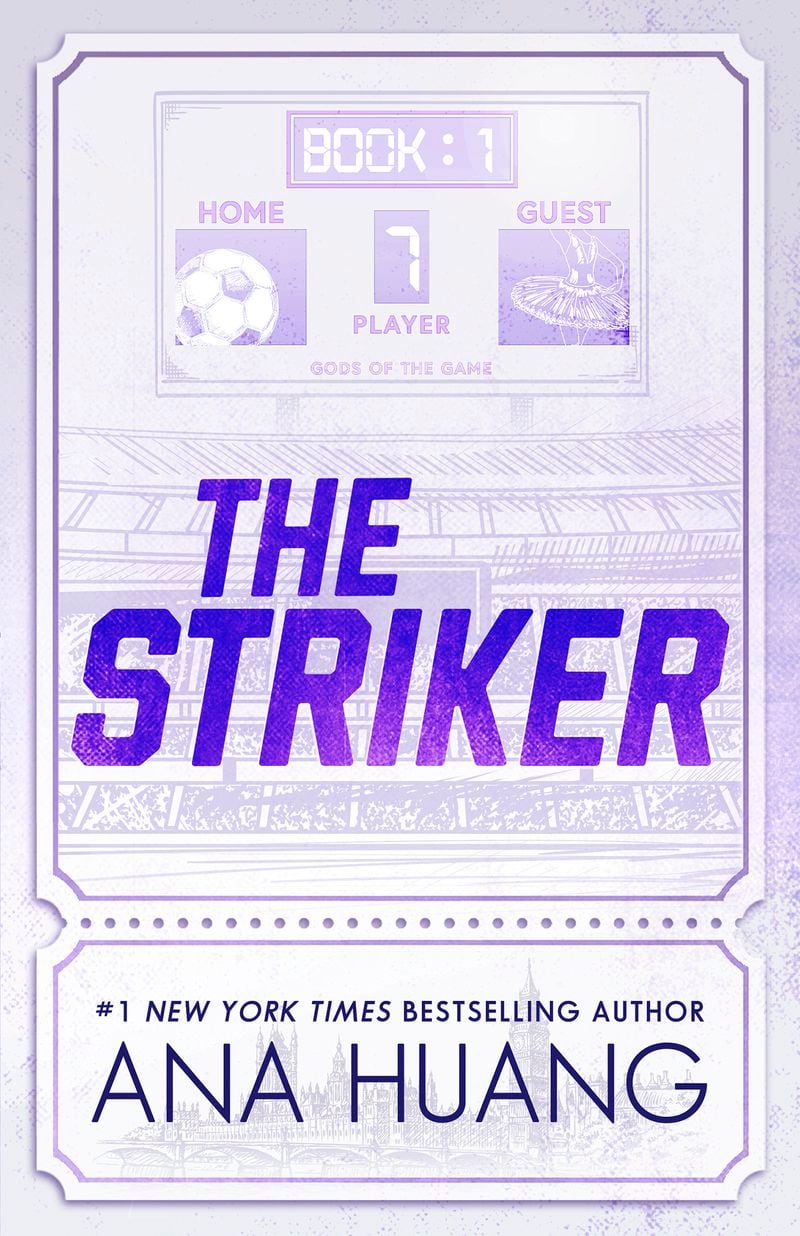 This cover image released by Bloom Books shows "The Striker" by Ana Huang. (Bloom Books via AP)