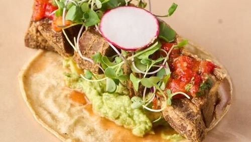 The picapiedra taco is one of several specialty tacos on the menu at El Gordo in the Uptown Atlanta development. / Courtesy of El Gordo