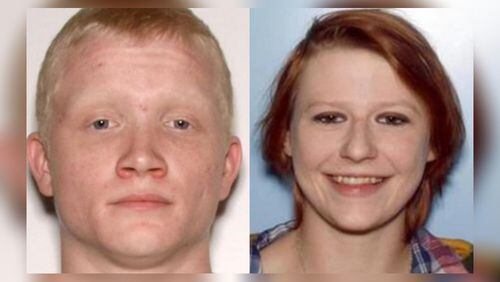 Austin Todd Stryker (left) is in custody and is charged in the death of Hannah Bender (right).