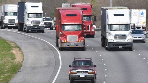 The General Assembly is considering legislation that could pave the way for more spending on road and rail improvements to keep freight moving across Georgia. (FILE PHOTO BY HYOSUB SHIN / HSHIN@AJC.COM)