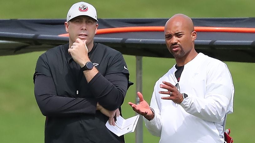 Falcons coach Arthur Smith admits team discussed the possibility