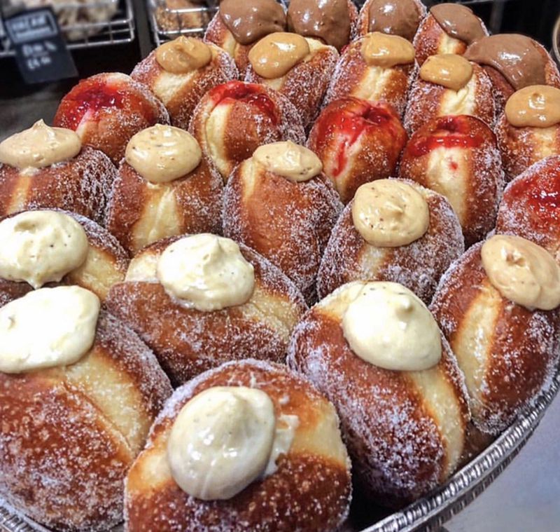 House-made filled beignets from the Breakfast Boys. / Courtesy of the Breakfast Boys