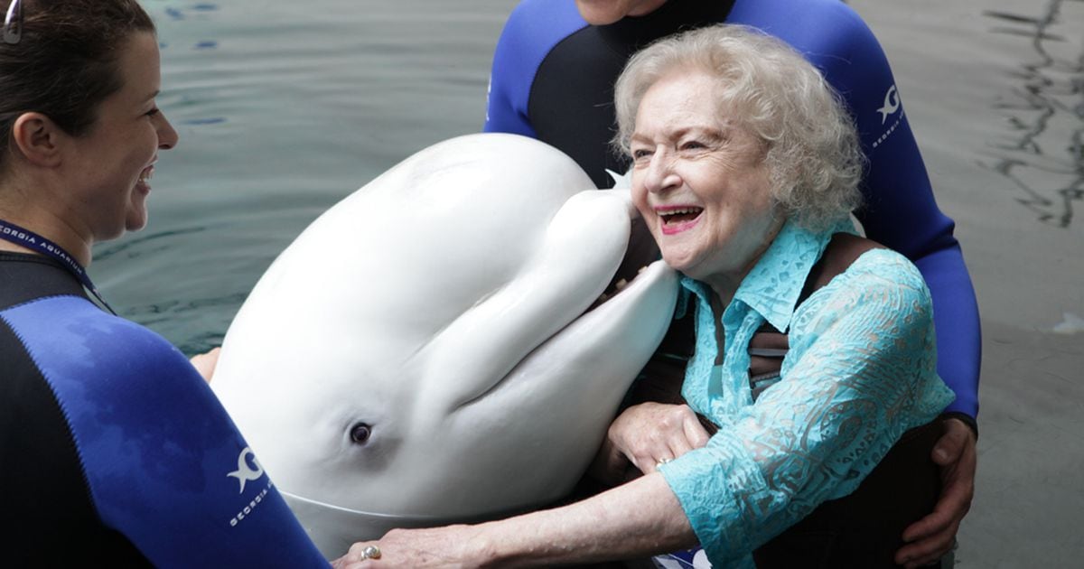 Betty White spent some happy moments in Atlanta