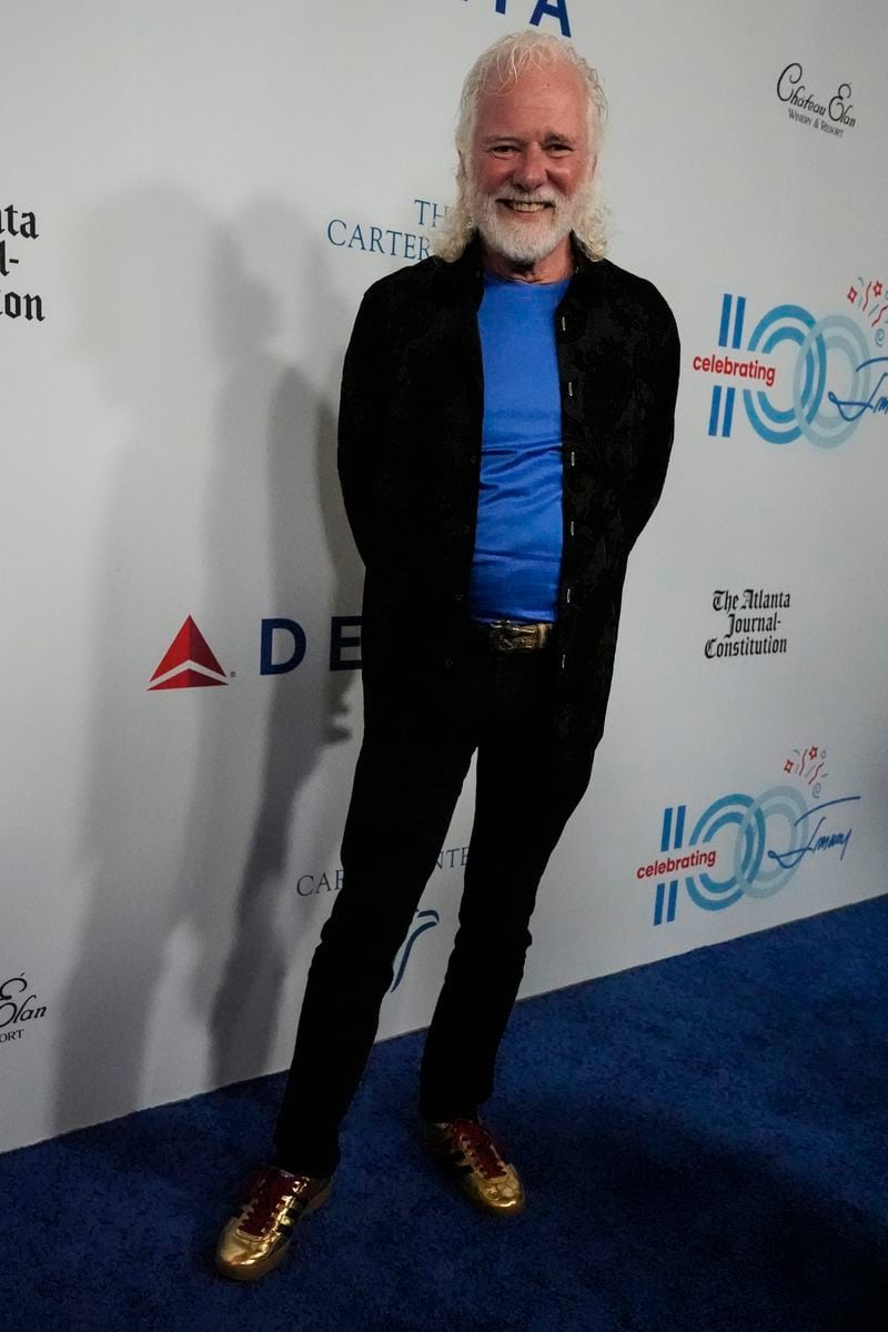 Artist Chuck Leavell arrives ahead of a "Jimmy Carter 100: A Celebration in Song," concert at the Fox Theatre, Tuesday, Sept. 17, 2024, in Atlanta. (AP Photo/Mike Stewart)