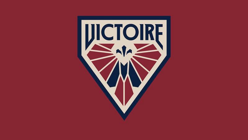 This image released by the PWHL shows the new logo for the Montréal Victoire hockey team on Monday, Sept. 9, 2024. (PWHL via AP)