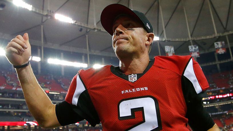 Atlanta Falcons Matt Ryan and his Football Costume