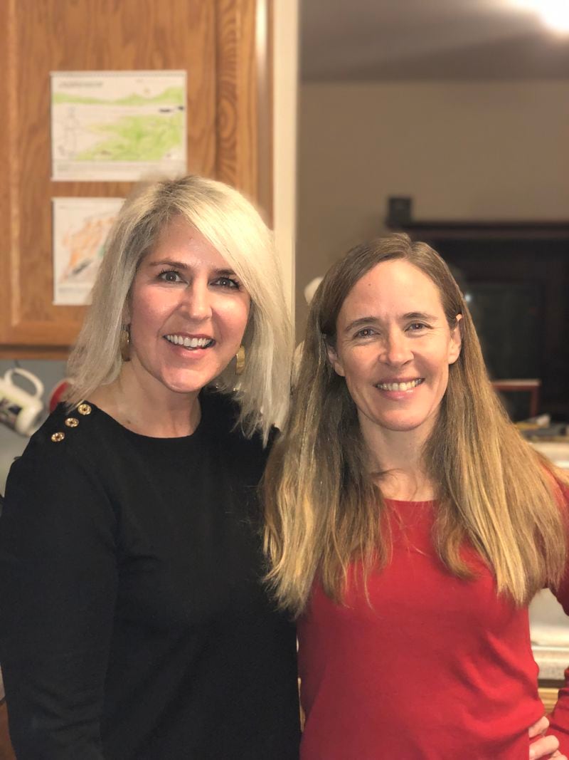 Sharon Kaivani, left, and her sister, Susan Karnatz in Raleigh, North Carolina. Karnatz was one of five people shot and killed in a mass shooting in Raleigh Thursday.