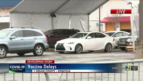 Several counties open vaccination sites late due to winter weather