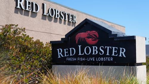 In a court filing this month, Red Lobster said it plans to close 23 more locations, including a metro Atlanta restaurant. (AP Photo/Jeff Chiu, File)