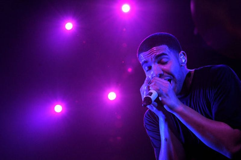 Drake, shown here at the Fox Theatre on Oct. 6, 2010, will play Atlanta in September. Photo: Hyosub Shin / AJC