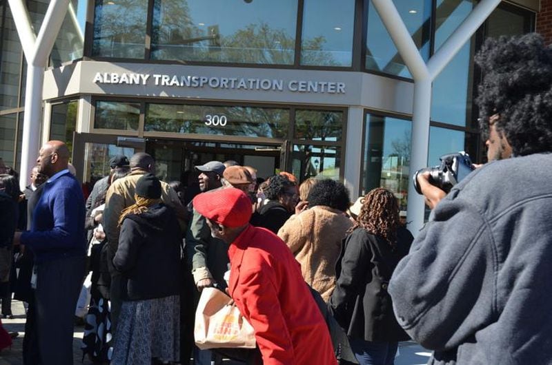 The transportation center on West Oglethorpe Boulevard will open for use by the public on March 27. (Photo Courtesy of Alan Mauldin)