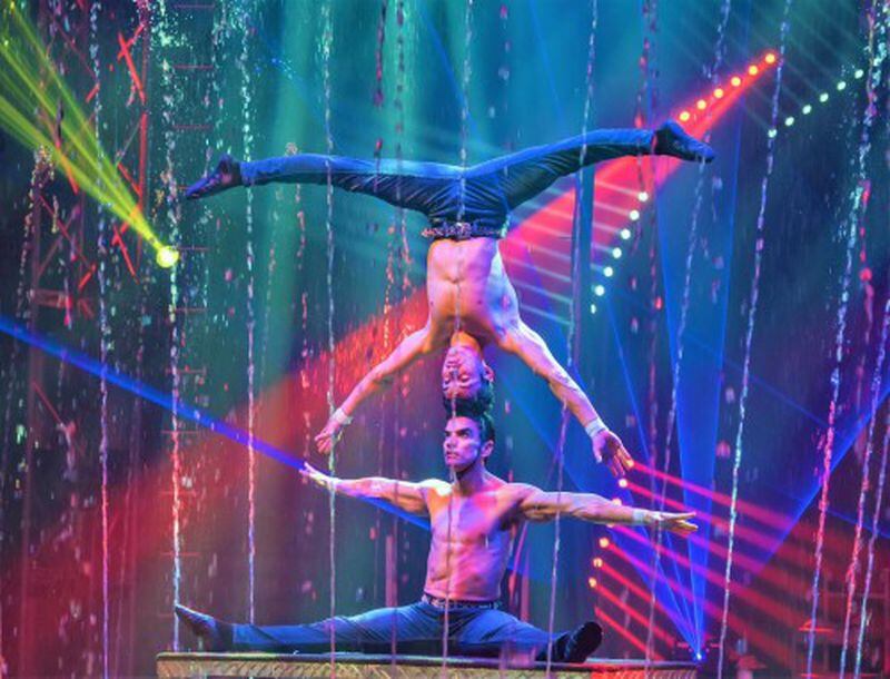 Marvel at Cirque Italia’s high-energy acts in their Water Circus Gold performances at North Point Mall in Alpharetta.