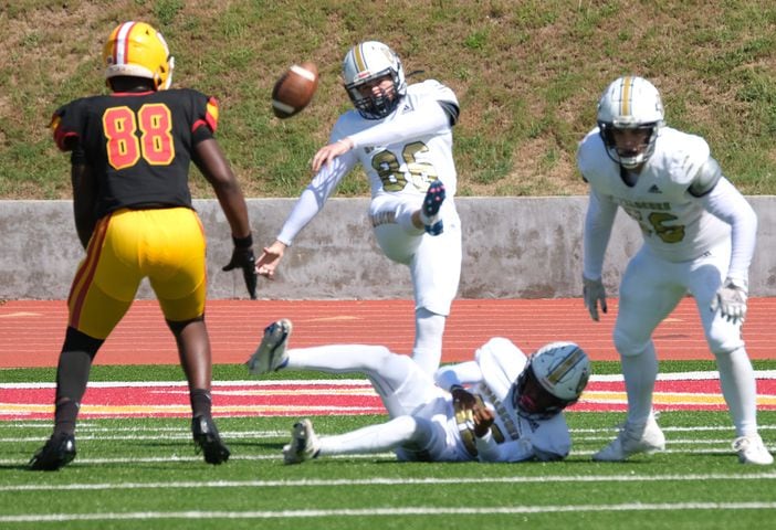 
Apalachee High School returned to the field against Athens Clark Central Saturday September 28, 2024 in their first game since the school schooting earlier in the month.

 Nell Carroll for the Journal Constitution