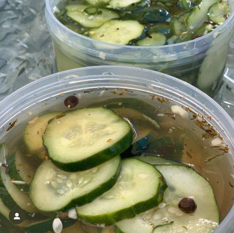 Fermented pickles. (Courtesy of Hooch Pickle Co.)