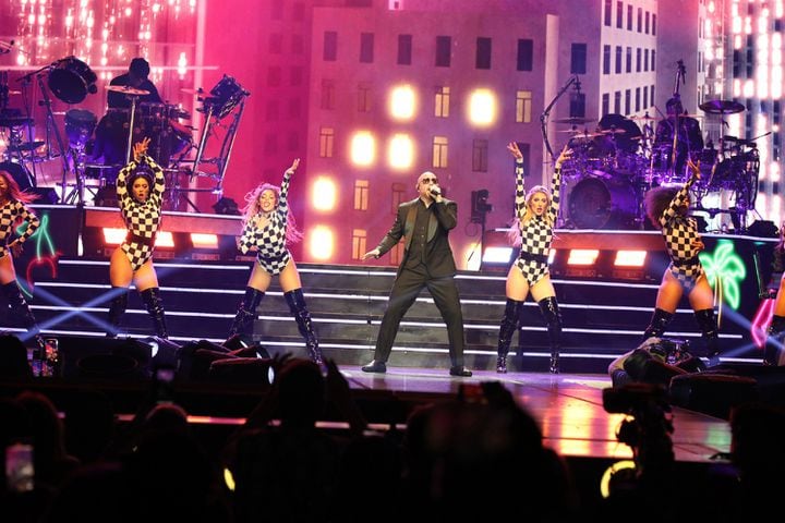 Pitbull, Ricky Martin and Enrique Iglesias rocked sold out State Farm Arena on Sunday, March 3, 2024 on the Triogy Tour. 
Robb Cohen for the Atlanta Journal-Constitution