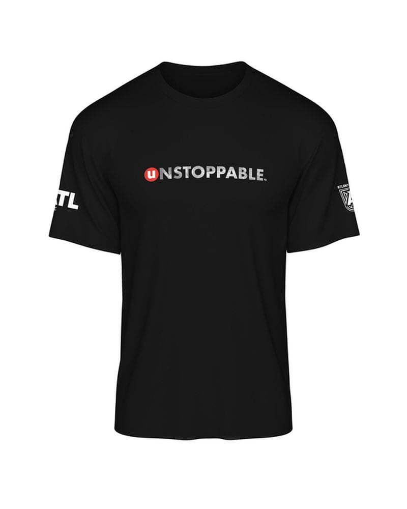 "Unstoppable' is one of the final designs for the UATL - Atlanta Dream T-shirt collaboration.