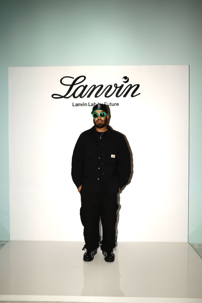 Brian "BWrighteous" Wright of Atlanta agency Six Degrees poses during an activation with fashion brand Lanvin.