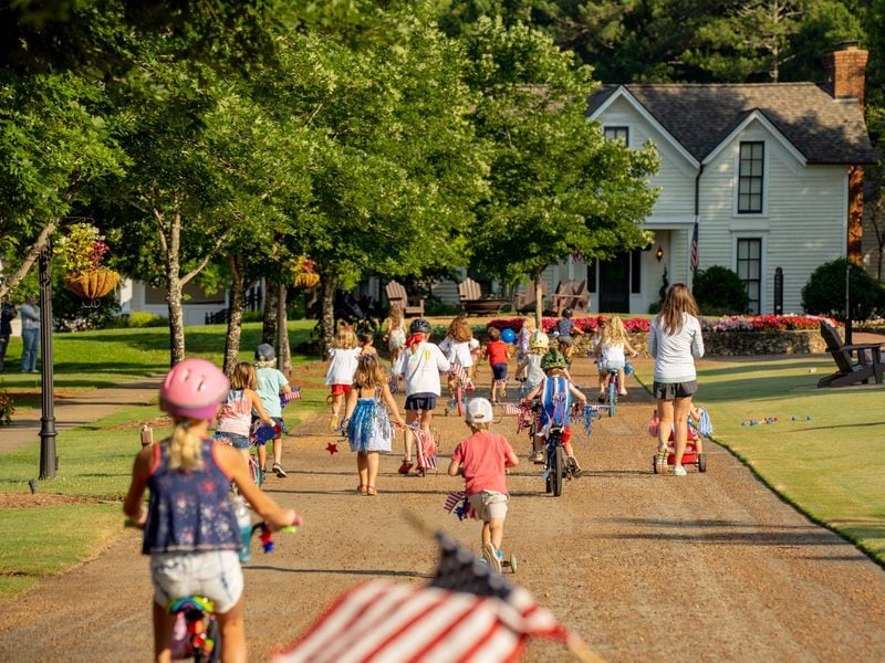 Spend a day or the holiday weekend at pastoral Barnsley Resort in Adairsville and enjoy a cookout, music, fireworks and more.
(Courtesy of Barnsley Resort)
