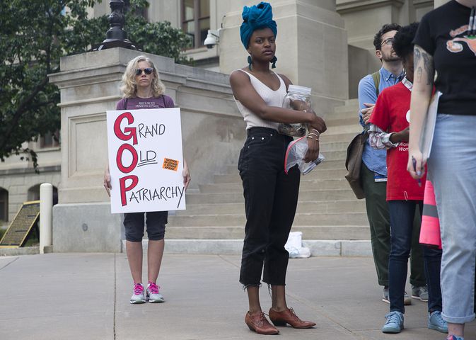 Photos: Gov. Kemp signs anti-abortion ‘heartbeat’ bill