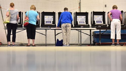 Early voting in Cobb will include 9 a.m. to 4 p.m. Saturdays on Oct. 22 and 29 at the Main Elections Office and the Cobb County Civic Center. AJC file photo