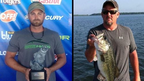 Champion angler Nik Kayler (left) fell into the water and went missing during the first day of a fishing competition on Lake Okeechobee on Thursday, Jan 4. Fellow angler Bill Kisiah, who was also thrown from the fishing boat, came ashore and was hospitalized in fair and stable condition. (Photo: Palm Beach Post)