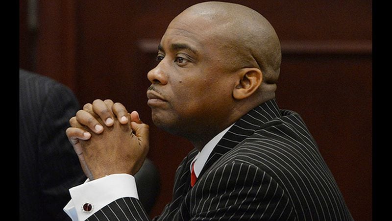 Clayton County Sheriff Victor Hill is being accused by Gerrian Hawes, whom he had arrested Wednesday, of using his office to punish her husband for planning to run against him in 2020. (AJC FILE PHOTO)