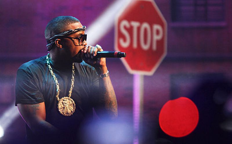 Nas performs during the SXSW Music Festival.