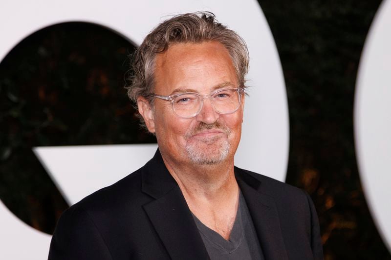 FILE - Matthew Perry appears at the GQ Men of the Year Party in West Hollywood, Calif., on Nov. 17, 2022. (Photo by Willy Sanjuan/Invision/AP, File)