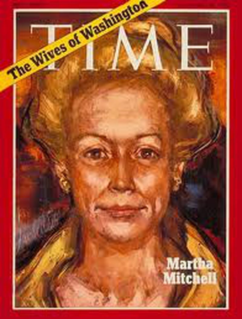 John Mitchell's wife Martha was so prominent in the early 1970s, she made the cover of Time.